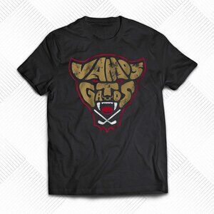 Florida Hockey Vamos Gatos Shirt Panthers Fan Graphic Tee 90